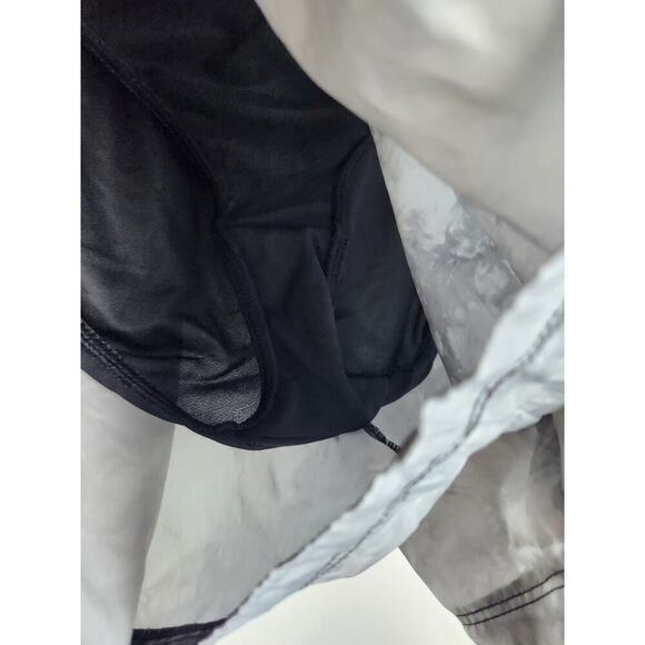 Nike womens trail shorts sz M built-in liner stash pockets marbled gray gorpcore - Picture 3 of 11